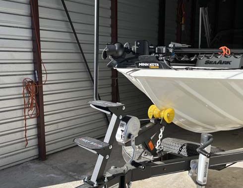 2.0 Sea Ark Pro Cat 240 model made by Easy Step System, Tyler, TX